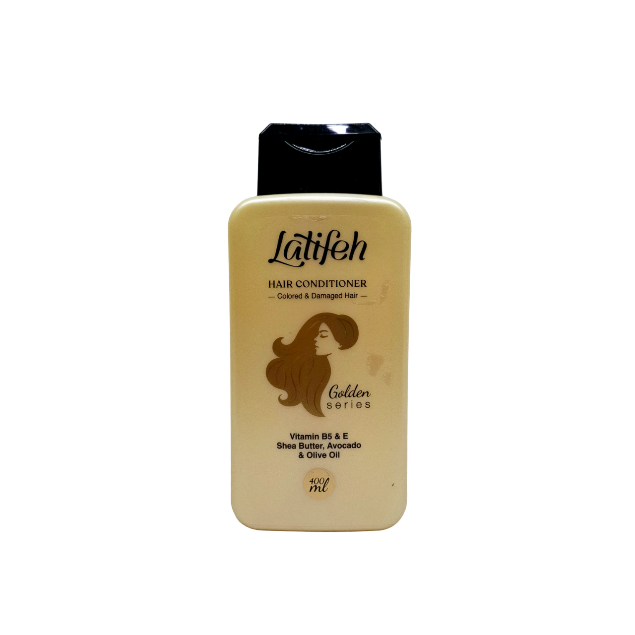 شامپو نرم کننده طلایی مناسب موهای آسیب دیده و رنگ شده لطیفه - 400ml