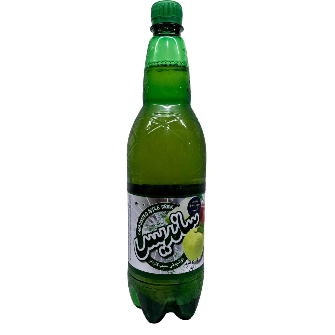 دلستر سیب گازدار 1 لیتری ساندیس