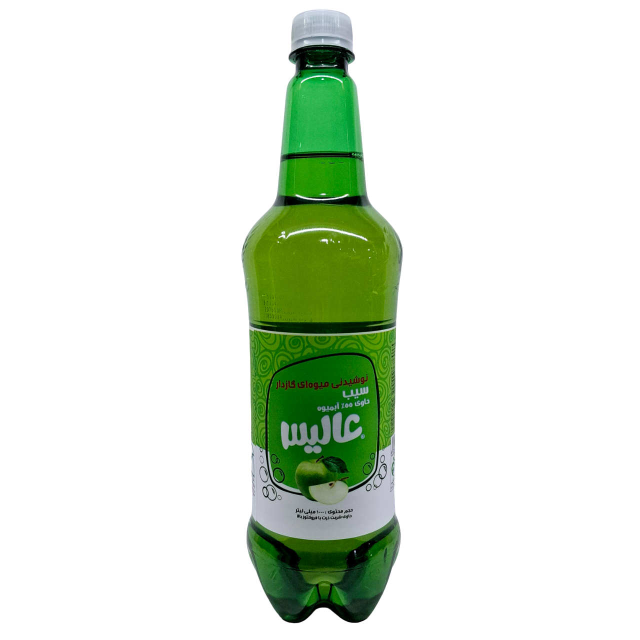 دلستر سیب گازدار 1 لیتری عالیس