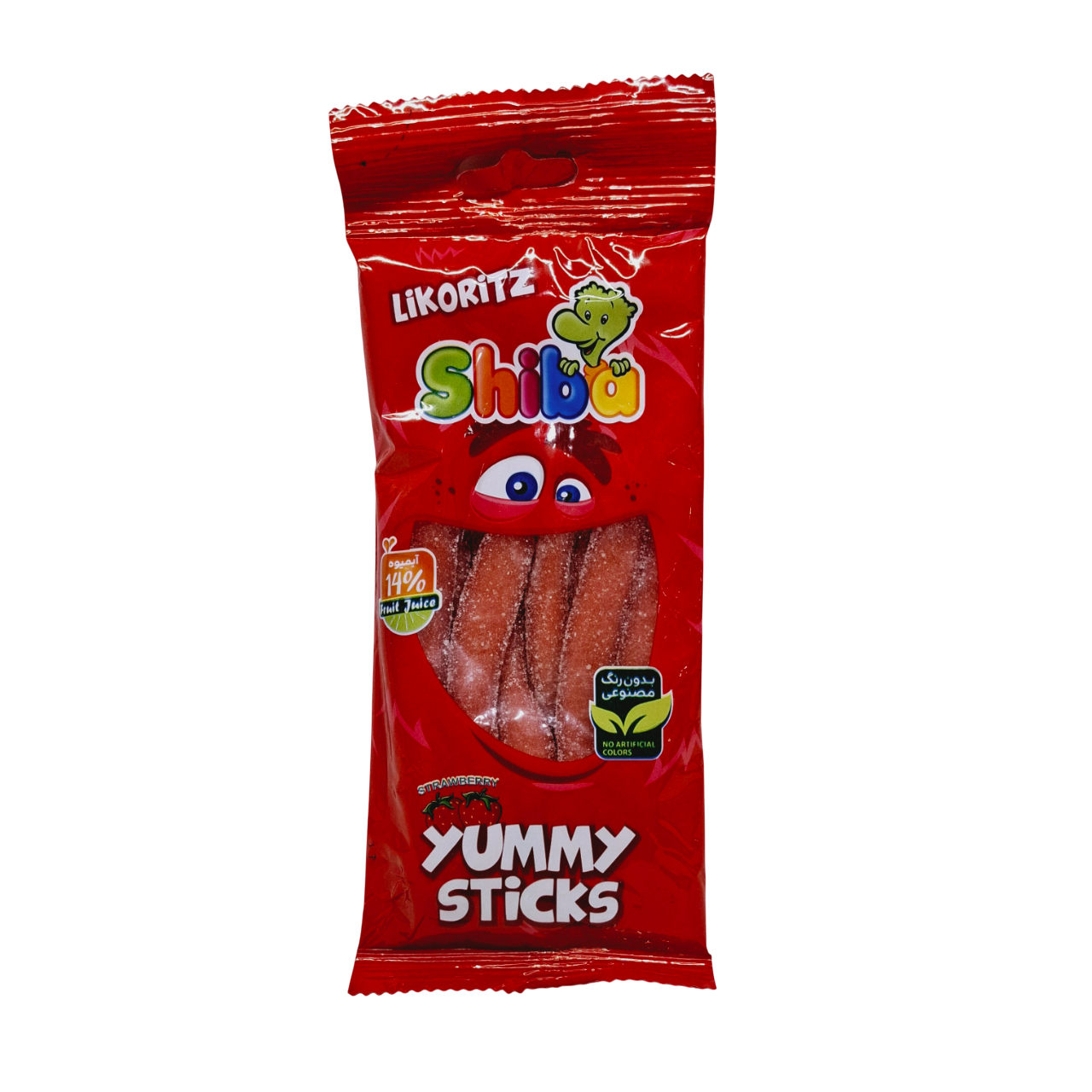 لیکوریتز 90 گرمی توت فرنگی شیبا