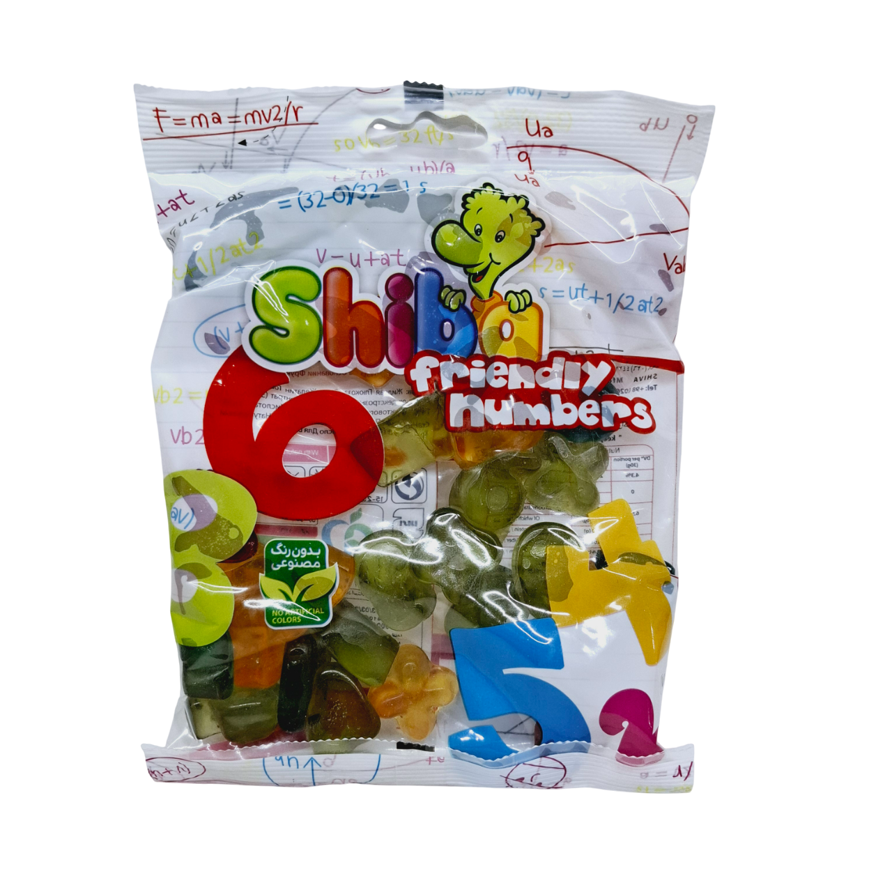 پاستیل اعداد 160 گرمی شیبا
