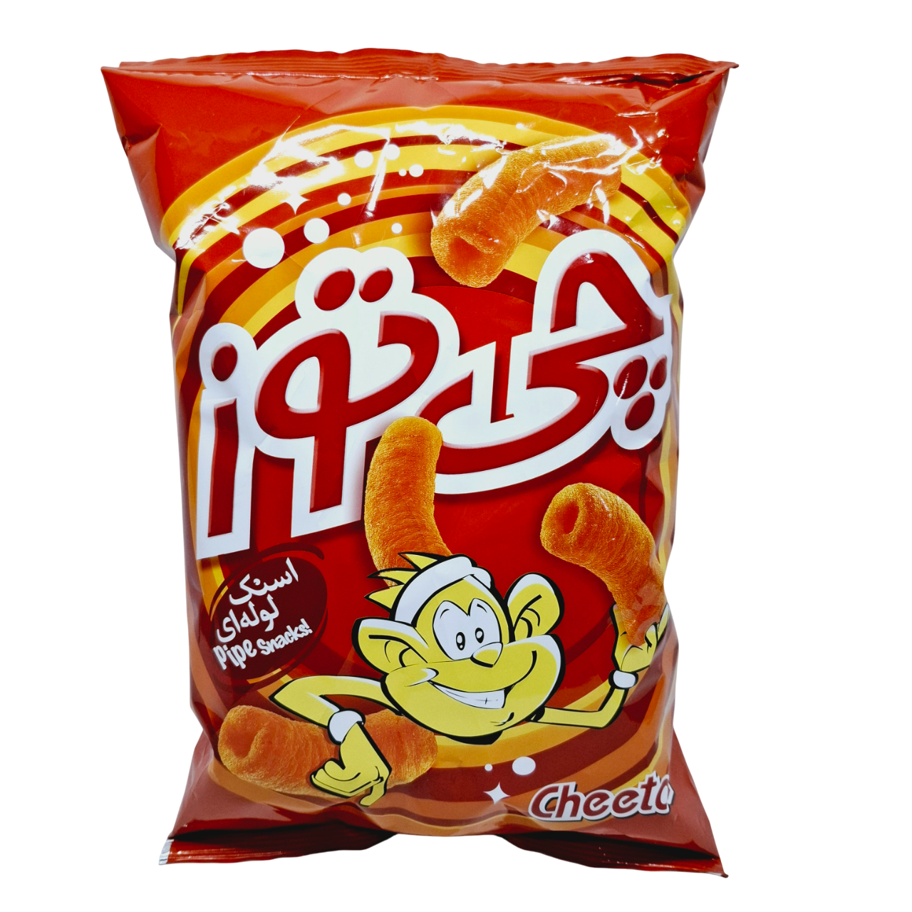 اسنک لوله ای پنیری 100 گرمی چی توز